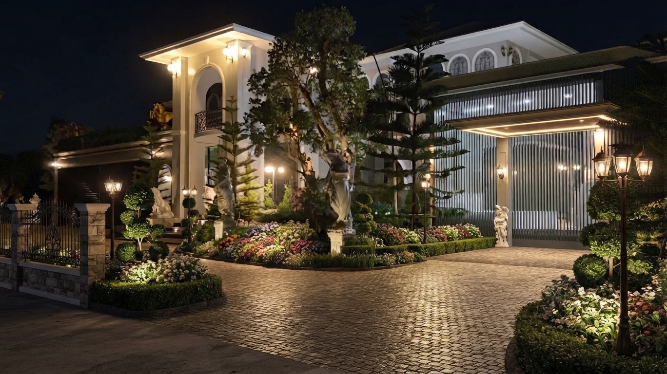 Villa Night Ambiance